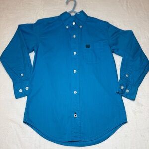 Cinch Vibrant Blue Casual Button-Down Shirt
